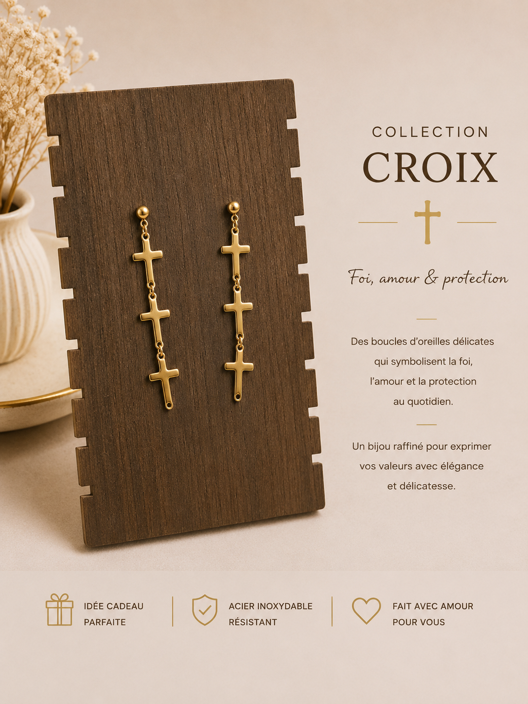Boucles d’oreilles Gabriel