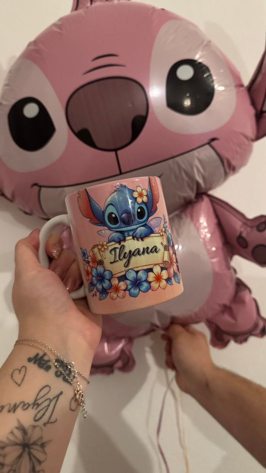Tasse personnalisée Stitch ￼