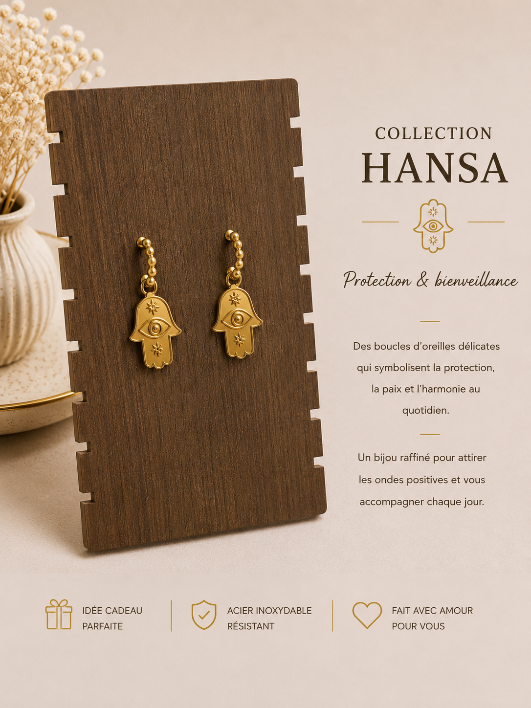 Boucles d’oreilles Amira